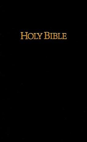 The Holy Bible Containing the Old and New Testaments: King James Version, Black Imitation Leather