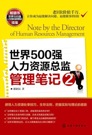 世界500强人力资源总监管理笔记2